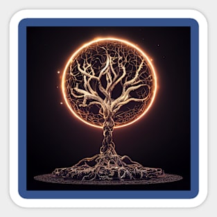 Yggdrasil World Tree of Life Sticker